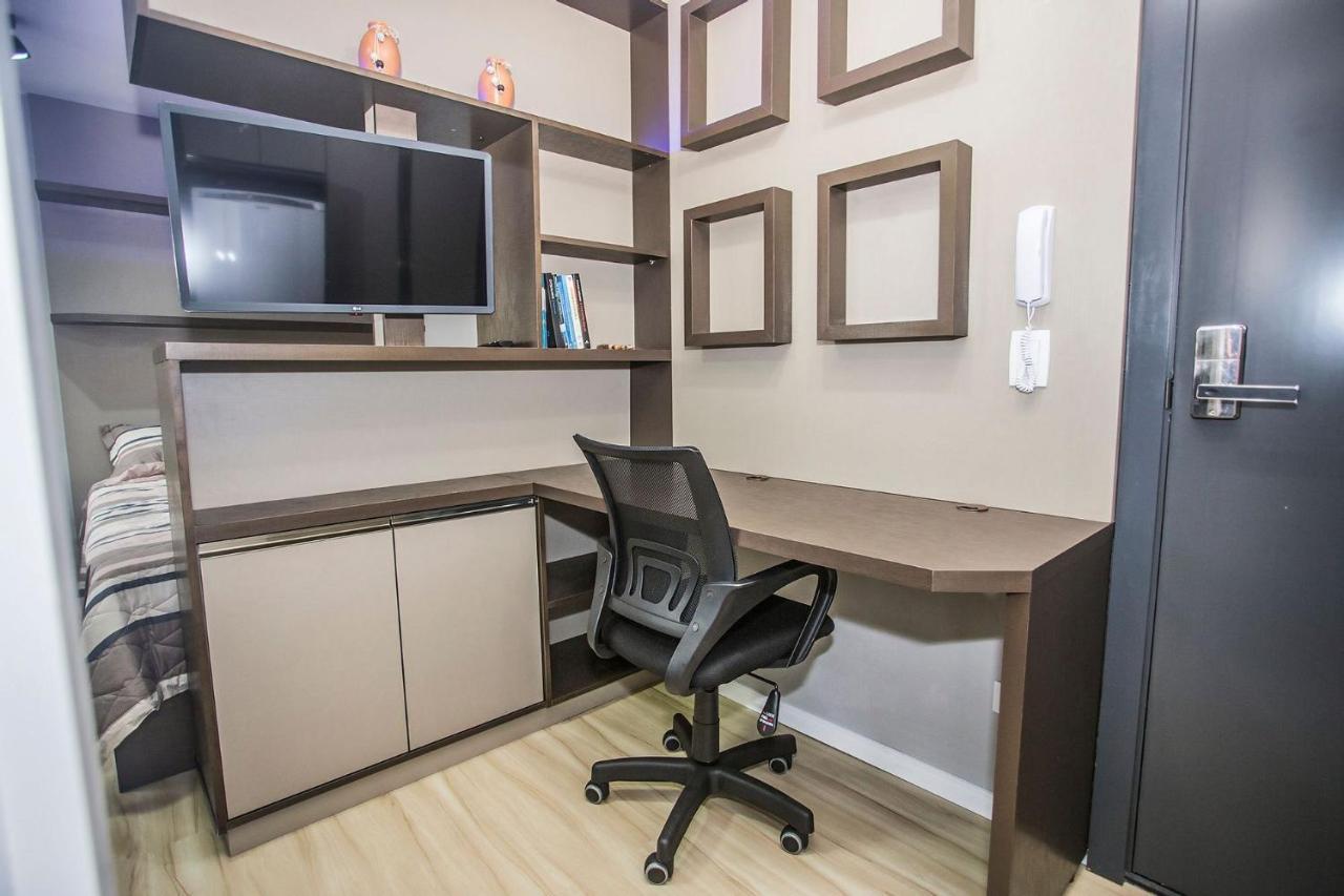 Studio Completo Com Escritorio - All1218 Curitiba Ngoại thất bức ảnh